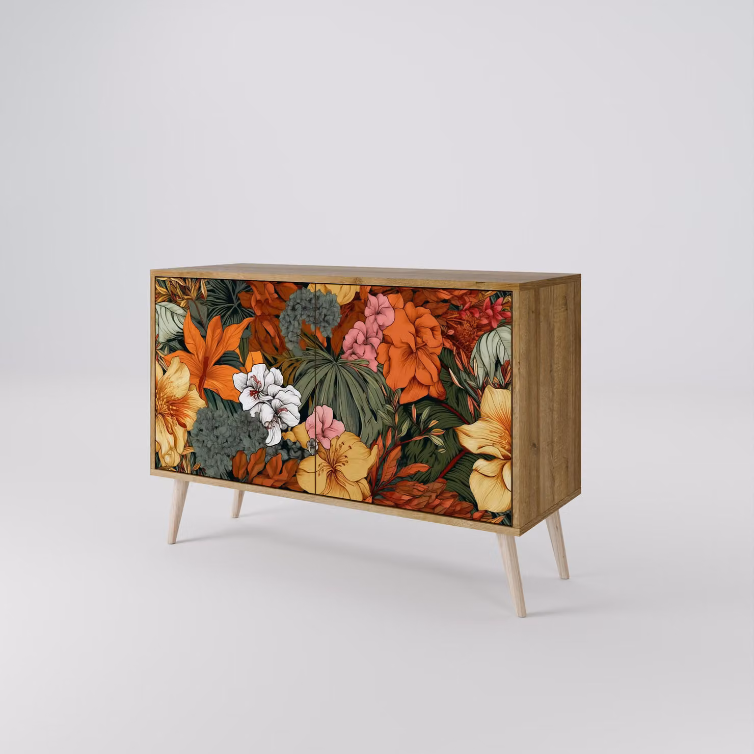 Cassettiera Spacerebels a 2 ante - credenza cassettiera - credenza alta - mobile guardaroba - soggiorno camera da letto - 57,5×111×42 (HxLxP)