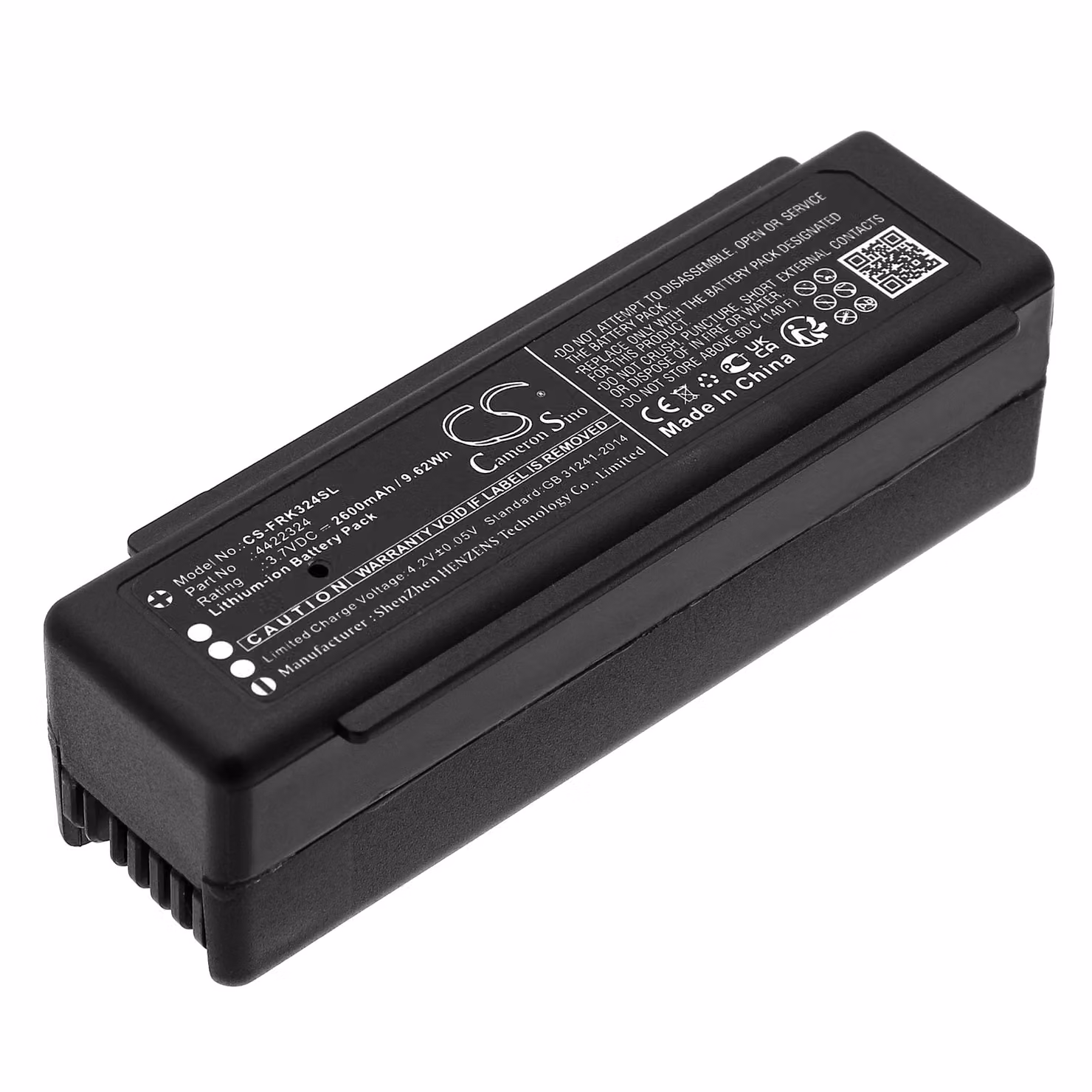 TECHTEK Batteria compatibile con [Fluke] Raytek Raynger 3i Plus sostituisce 4422324