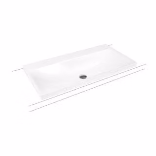 KALDEWEI SILENIO lavabo da appoggio bianco alpino