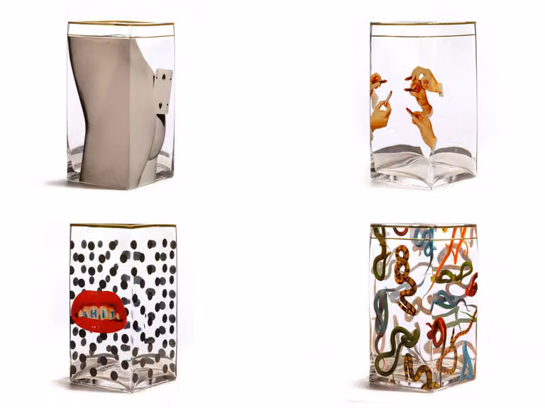 Toiletpaper Vaso in Vetro - Grande
