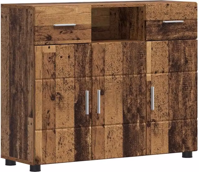 Armadio in legno con cassetto Design In, colore marrone, L: 88,5 cm, P: 30,5 cm, H: 73 cm – 1