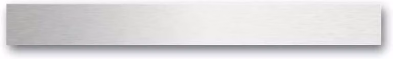Busch-Jaeger 6352-860-101 Profilo di chiusura inferiore con sensore di temperatura e scritta, Busch-priOn® in acciaio inossidabile
