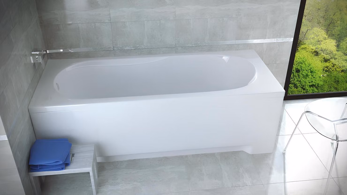 Bad Rechteck Badewanne Modern Badezimmer Wanne Acryl Duschwand Badewanne Wannen