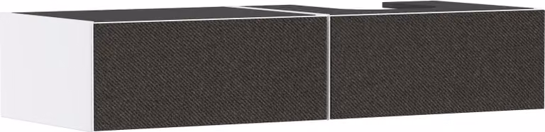 hansgrohe Xevolos E meuble sous lavabo, 2 tiroirs, 1 découpe à droite, 1370x550x275mm, pour console avec vasque à poser, 54322660, 54322660