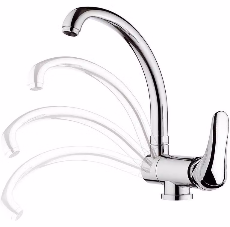 Sapho Saly - Miscelatore per lavabo incassato sotto la finestra, cromo SA060