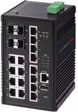 Switch di rete Edimax IGS 5416P Industrial PoE+ 16 porte Gigabit Black