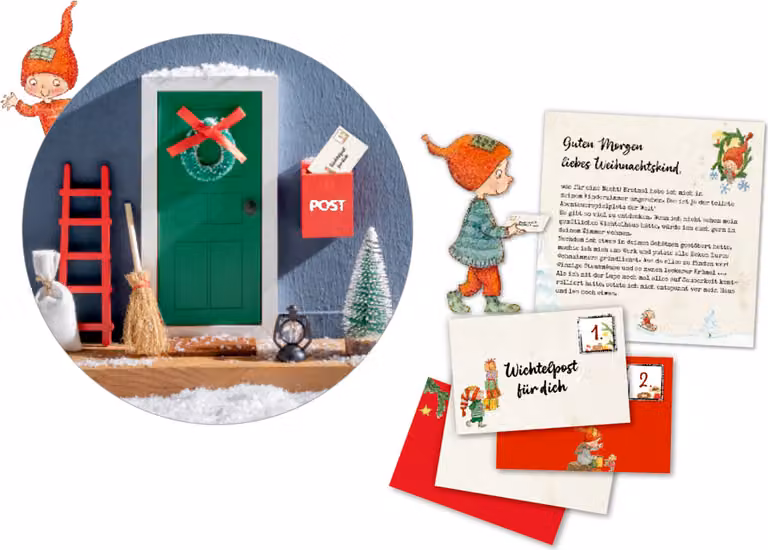 Calendario di partecipazione Il mio Babbo Natale segreto Calendario dell'Avvento