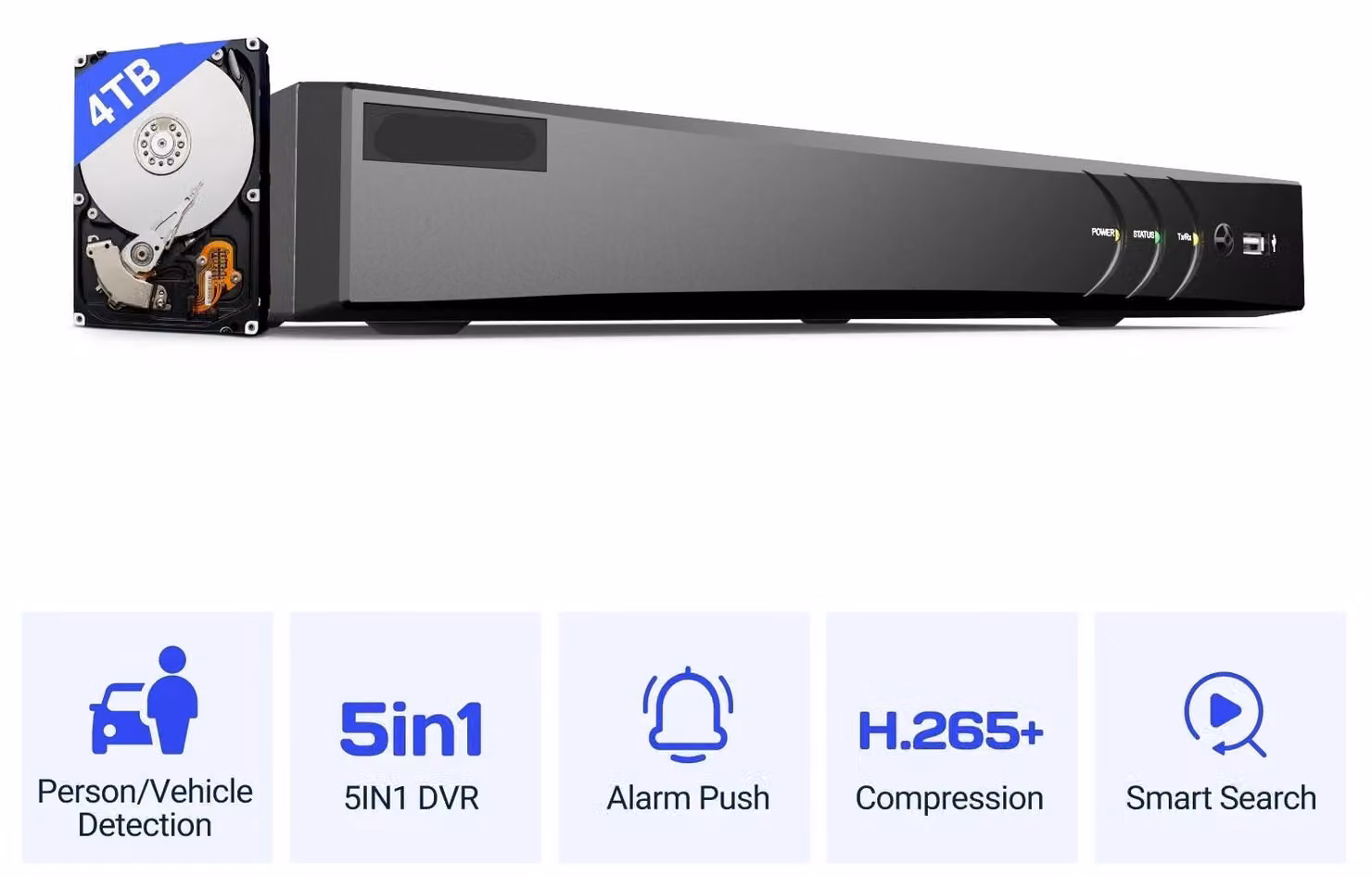 Registratore di telecamere di sicurezza - Registratore DVR - Registratore NVR - Sistema di telecamere di sicurezza - Sistema di sicurezza