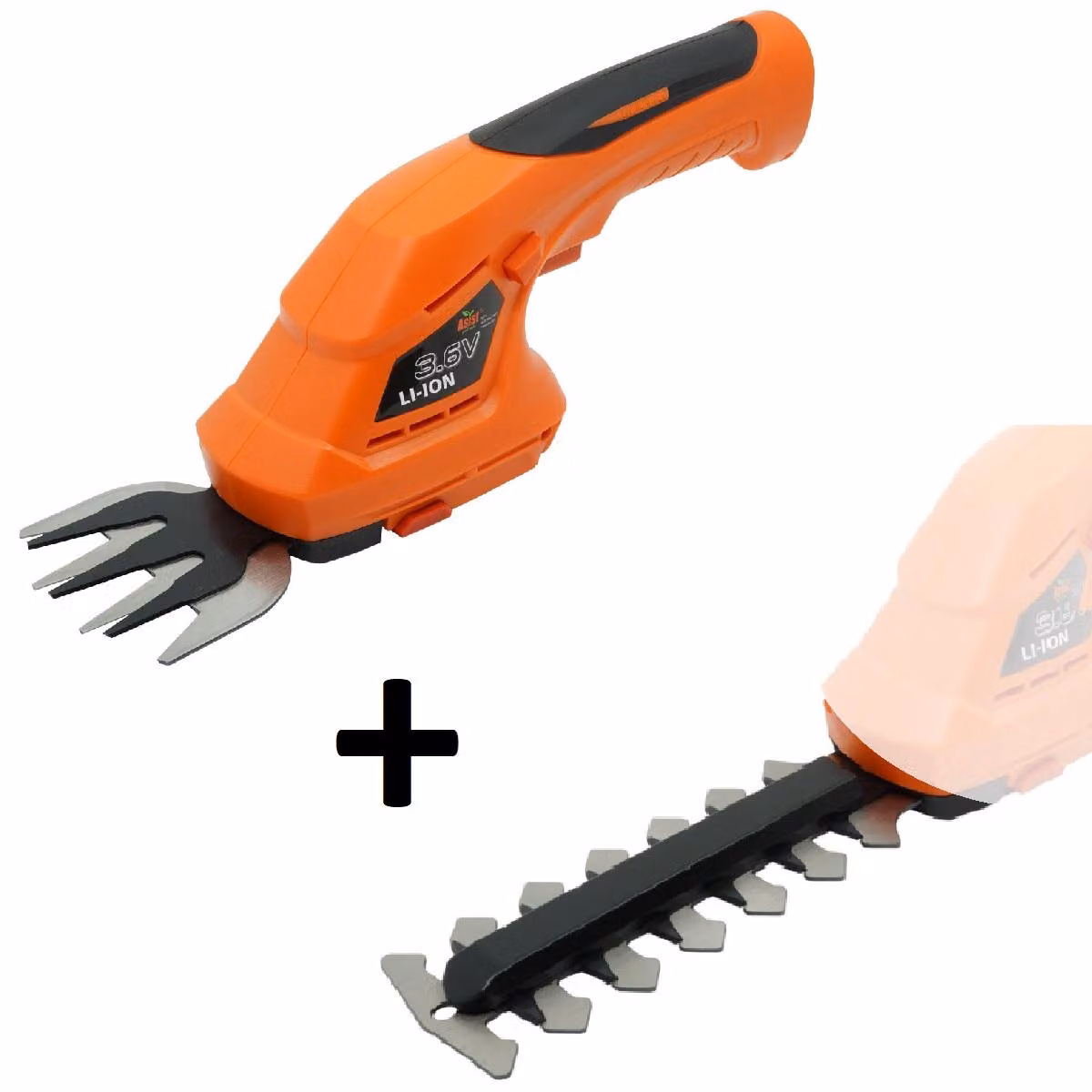 accu Cesoie per erba, cesoie per arbusti, 3,6V Li-Ion ASIST
