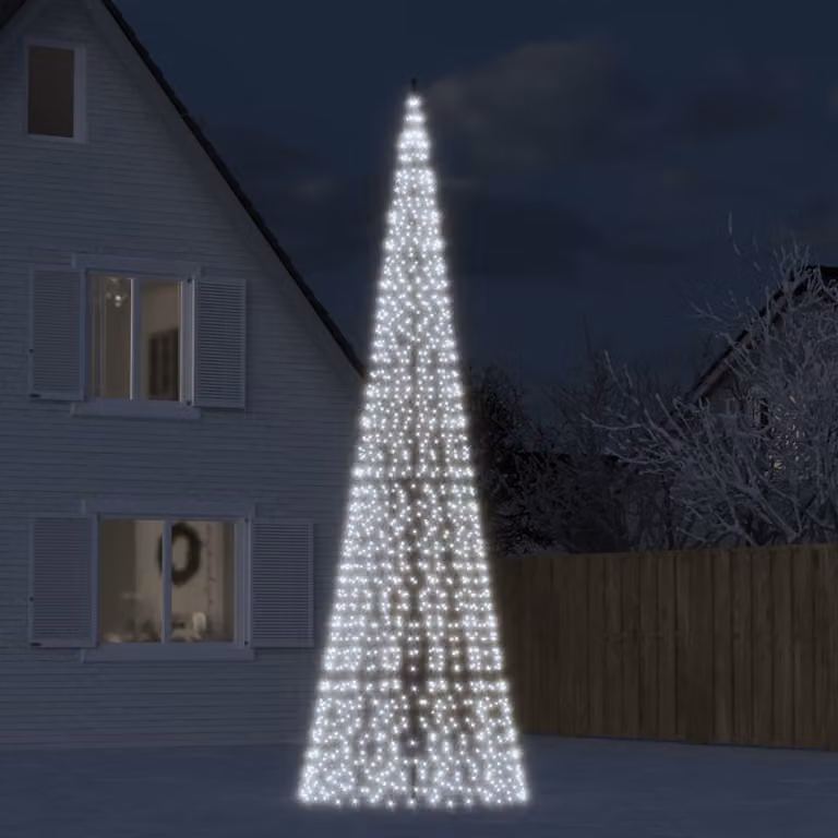 Maison Exclusive - Albero di Natale a LED, 1534 LED, luce bianca fredda, altezza 500 cm
