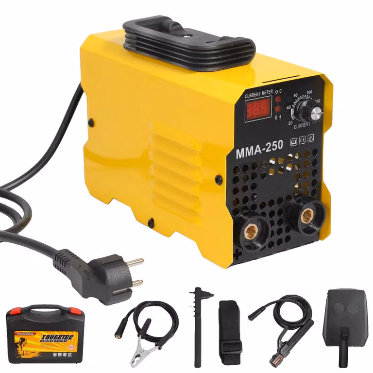 Saldatrice, inverter IGBT, display digitale, GIALLO