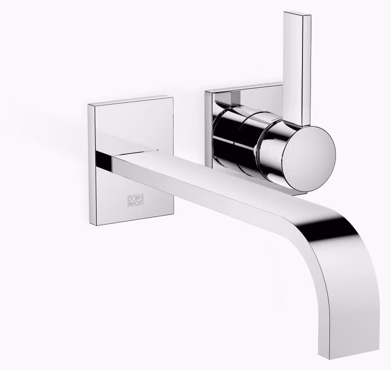 Dornbracht MEM Mitigeur monocommandé mural pour lavabos sans vidage, saillie 247mm, 36862782-00, 36862782-00