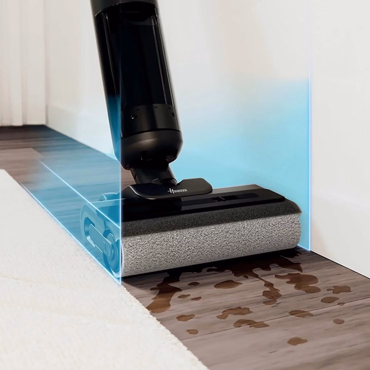 Lavapavimenti 2in1 Aspirazione e Lavaggio Hoover HW3 Turbo Clean Nero con Base di Autopulizia e Display – 4