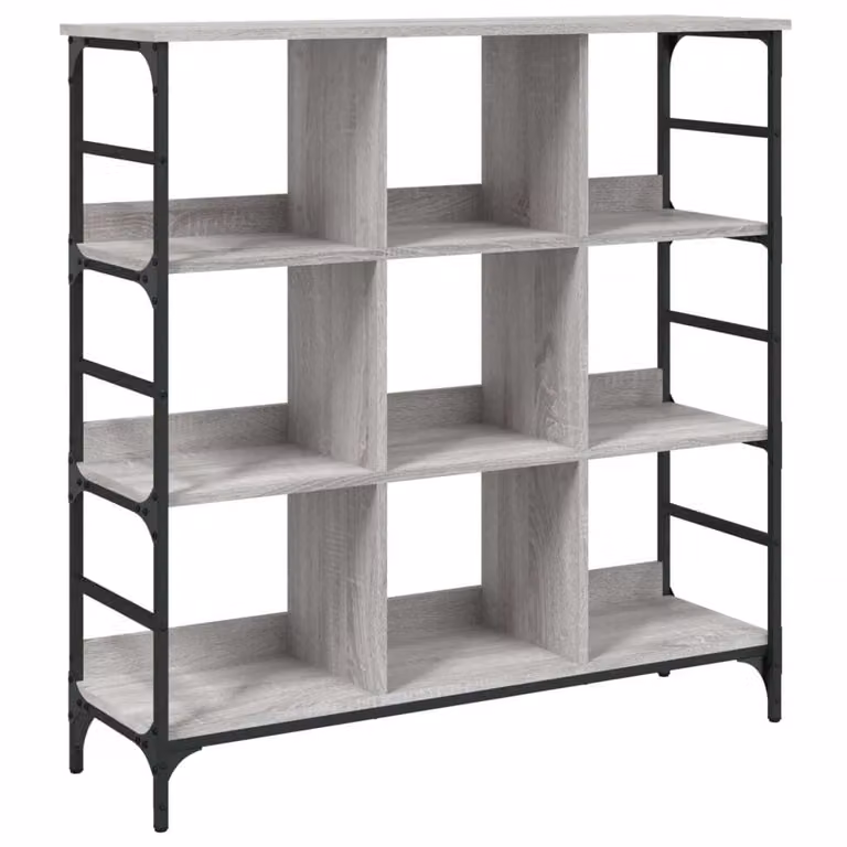 Credenza Grigio Sonoma 102x32x103,5 cm in Legno Multistrato