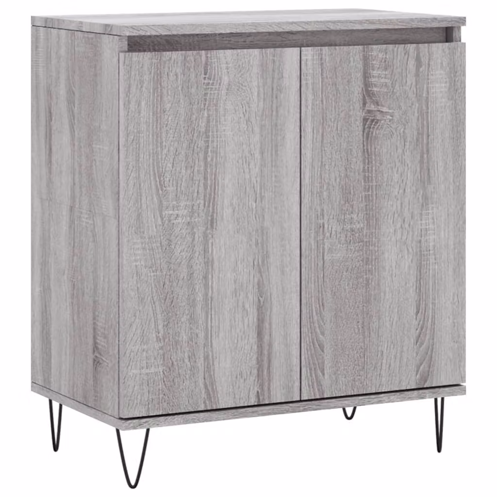 Credenza Grigio Sonoma 60x35x70 cm in Legno Multistrato