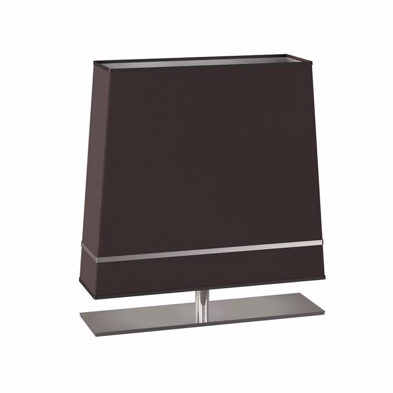 Lampada da tavolo con paralume Volans grigio-argento 1xE27x60W ottone, dimensioni: 52x50x20 cm, IP20 Milagro