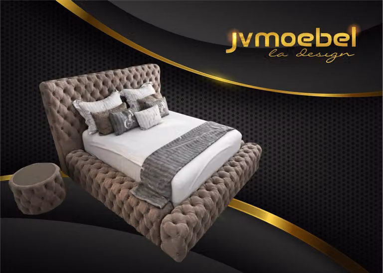 Bett Textil Schlafzimmer Möbel Luxury Moderne Betten Chesterfield Boxspring