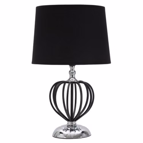 Lampade da tavolo LAMPADA DA TAVOLO DARKY SILVER CM Ø28X44,5 Mauro Ferretti