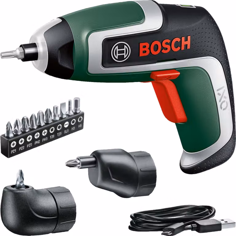 BOSCH Home & Garden 06039E0001 BOSCH Home & Garden IXO 7 Set Akku-Schrauber-Set 3,6 V, mit 1 Akku