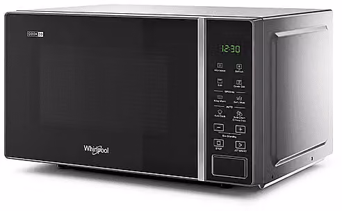 Microonde con Grill Whirlpool MWP 203 SB, capacità 20 l, potenza microonde 700 W e grill 1000 W, Silver Black – 1