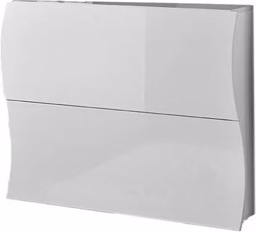 Scarpiera 2 Ante a Ribalta 101x26,6x81,4 cm Onda Bianco Lucido