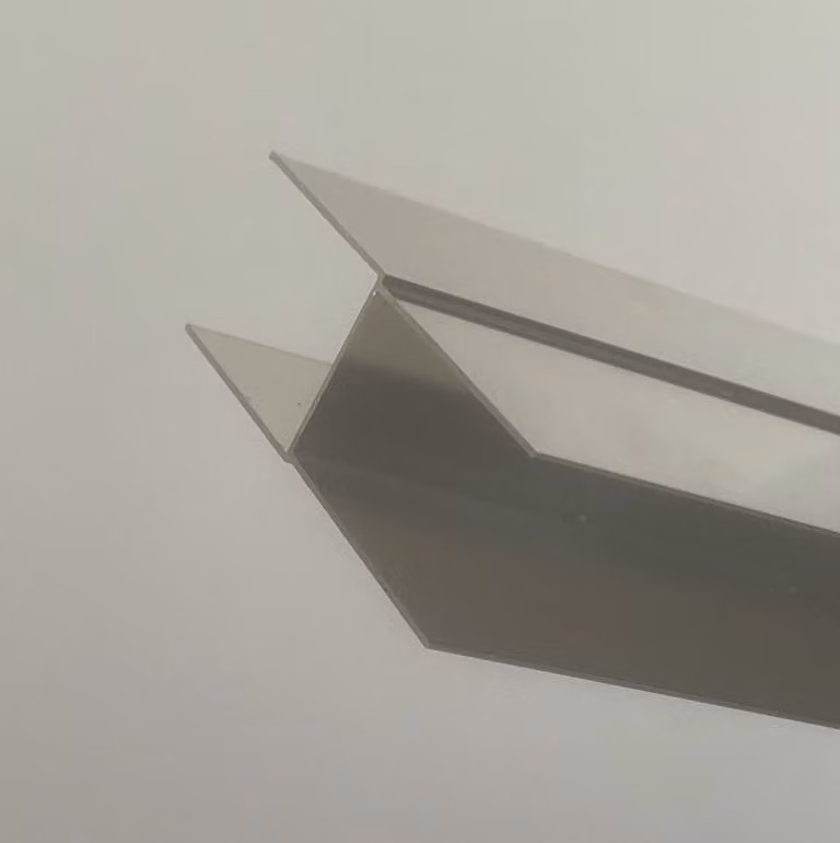 Profilo di compensazione per box doccia H200 cm Cromato