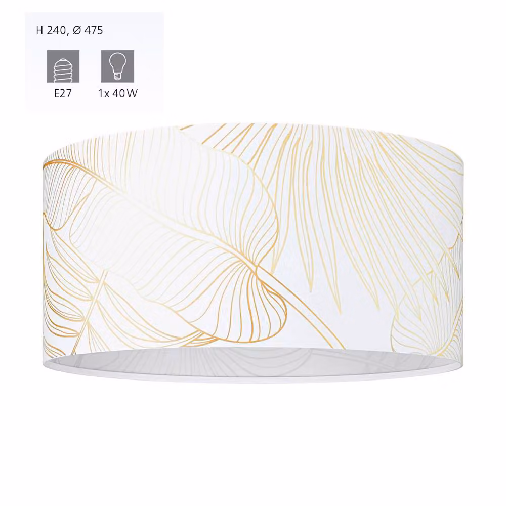 Eglo 900634 BUCAMARANGA Plafoniera E27 Ø475mm oro bianco