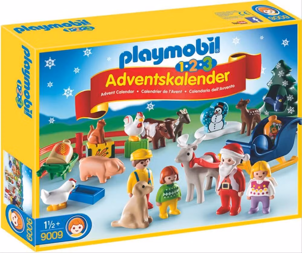 PLAYMOBIL 9009 1.2.3 Calendario dell'Avvento - Natale in fattoria