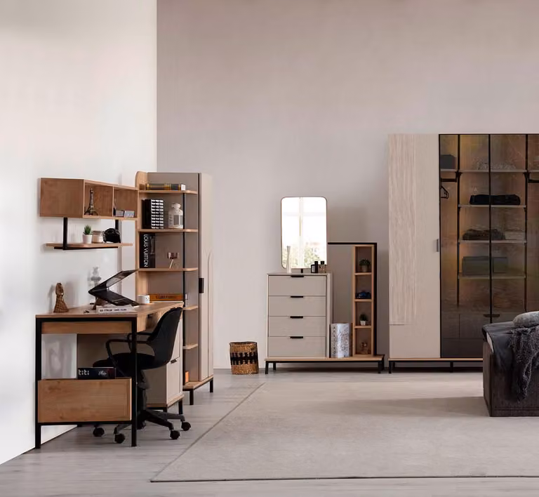 Stilvolle Schlafzimmer Möbel Schreibtisch Bücherregal Schminktisch