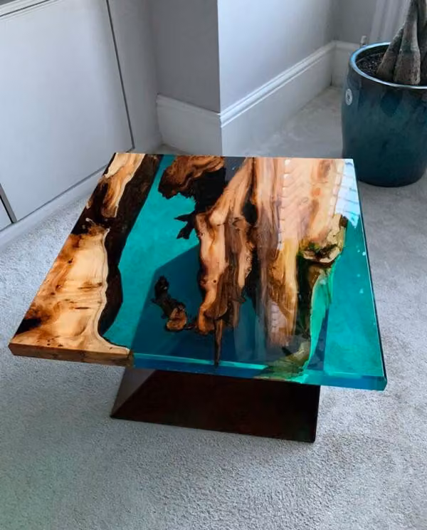 Hochwertig Couchtisch Luxus Design Holz Braun Möbel Wohnzimmer Couchtische