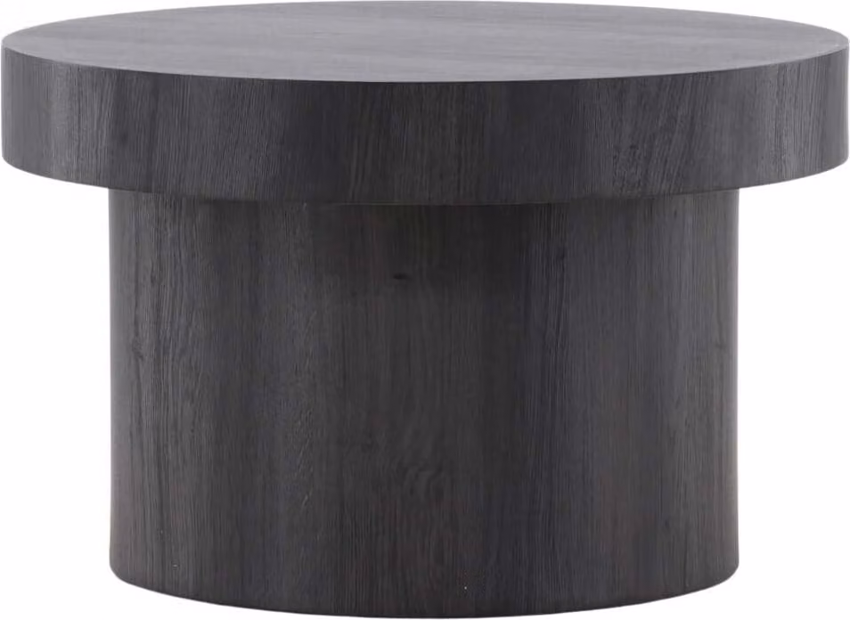 FURNLUX Tavolino Malung Nero 80cm / Hauptfarbe: Schwarz / Dimensioni: 80 x 80 x 50 cm