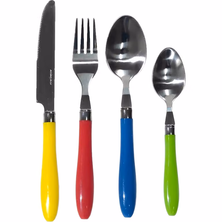 Servizio posate Kharisma mix Gusto Casa in acciaio inox rivestito multicolor, 24 pezzi