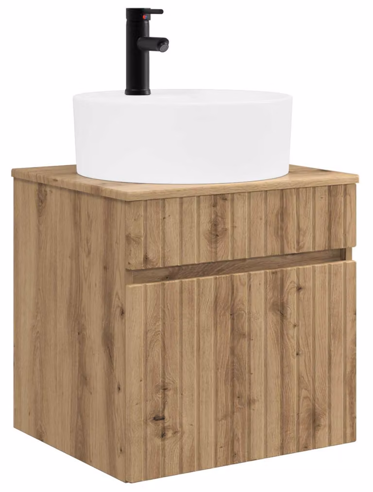 Mobile lavabo da parete Rovere Artigianale 49 x 44,5 x 65 cm