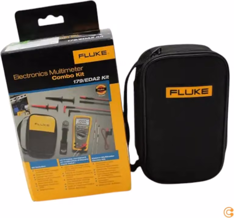 Fluke 179/EDA2/EUR Multimetro portatile calibrato (ISO) digitale CAT III 1000 V, CAT IV 600 V Display (conteggi): 6000 (3947719-ISO)