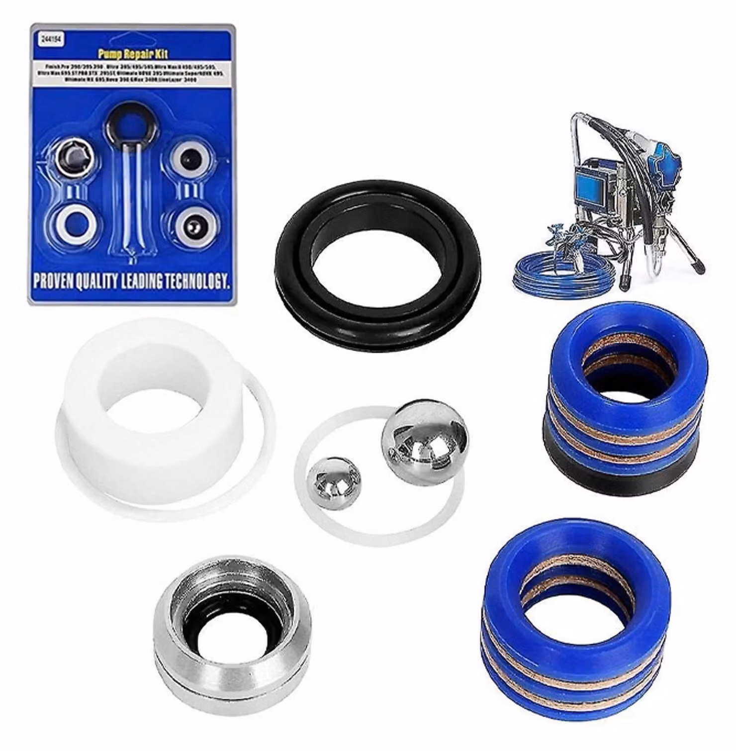 Zenthril Kit di Riparazione della Pompa Surge WF / Pulse D / Vortex e