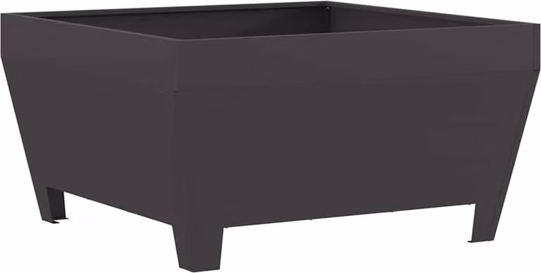Focolare Nero 80 x 80 x 43 cm Acciaio