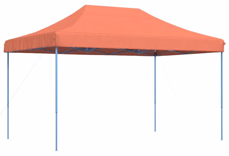 Tenda da Festa Pieghevole Pop-Up Terracotta 440x292x315 cm