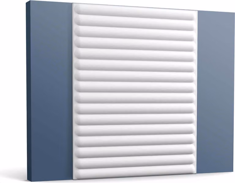 Orac Decor W214 Pannello murale 3D Rivestimento murale pannello acustico striscia di stucco 2 m