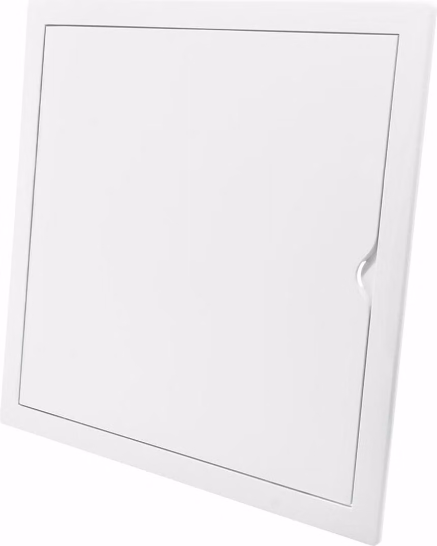 EDM Cover de Register 87743 Bianco Quadrato da incasso 32,5 x 32,5 cm