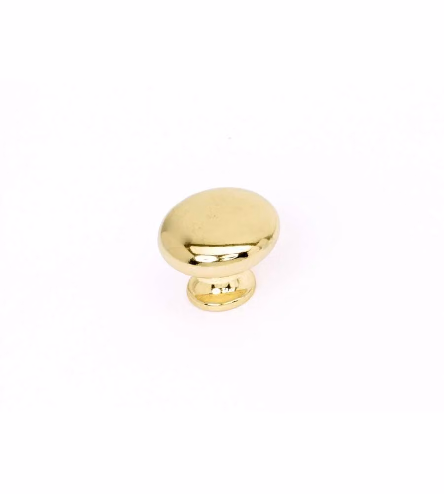 Pomolo in metallo oro lucido 31 mm