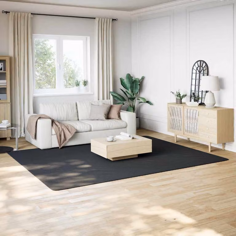 Tappeto Shaggy vidaXL Nero in Poliestere L: 240 cm, P: 305 cm
