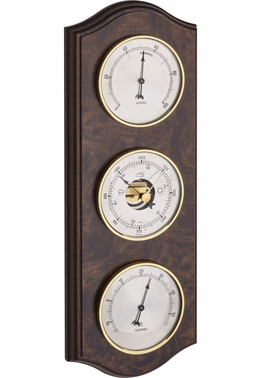 TFA - Stazione meteorologica analogica in legno massiccio - 20.1076.20.B - Dado radicale