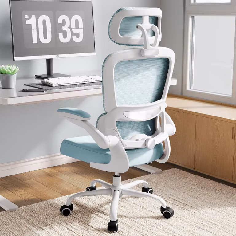 Sedia da ufficio ergonomica con supporto lombare regolabile