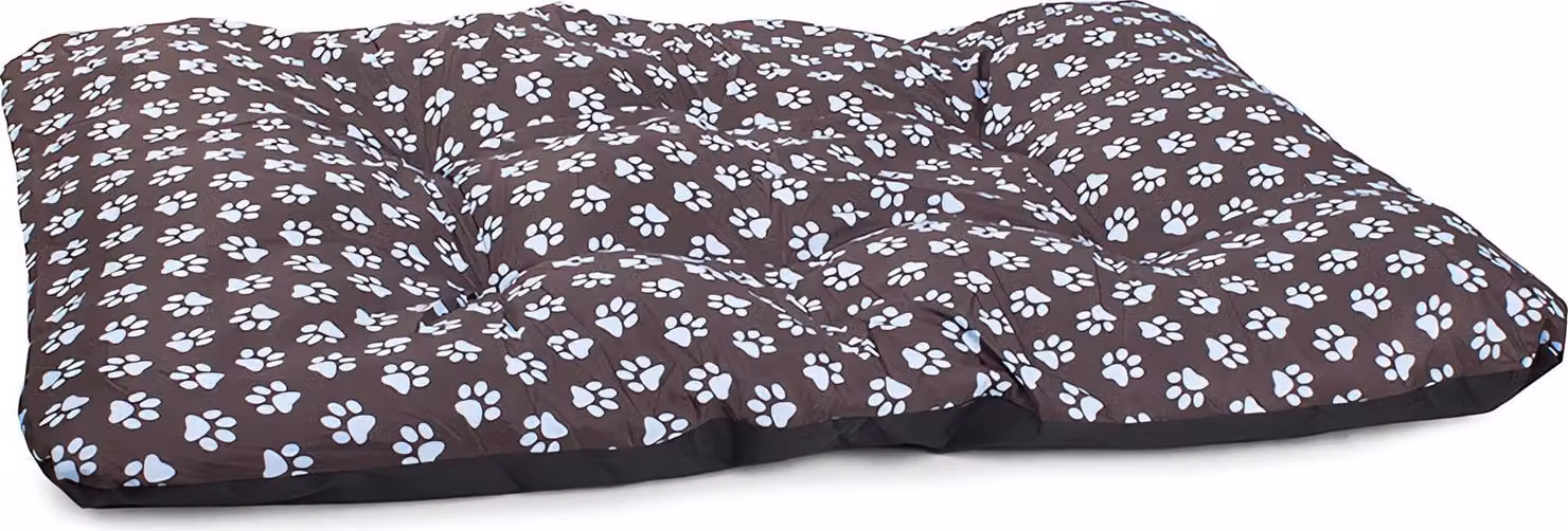 Verk 19274 Cuscino per cane 90 x 60 x 4,5 cm zampa marrone