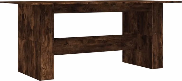 Tavolo da Pranzo Rovere Fumo 180x90x76 cm Legno Multistrato