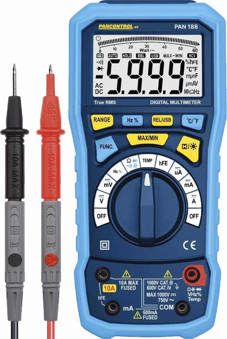 PANCONTROL Multimetro digitale professionale PAN 188 True RMS