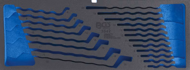 Inserto in schiuma BGS per Art. 3312 vuoto per Art. 3342 - 3342-1