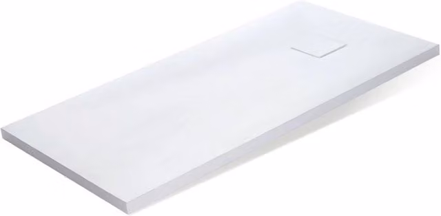 Piatto doccia bianco mineral marmo resina antiscivolo h4 cm *** misure l120 x p70 x h4 cm, confezione 1