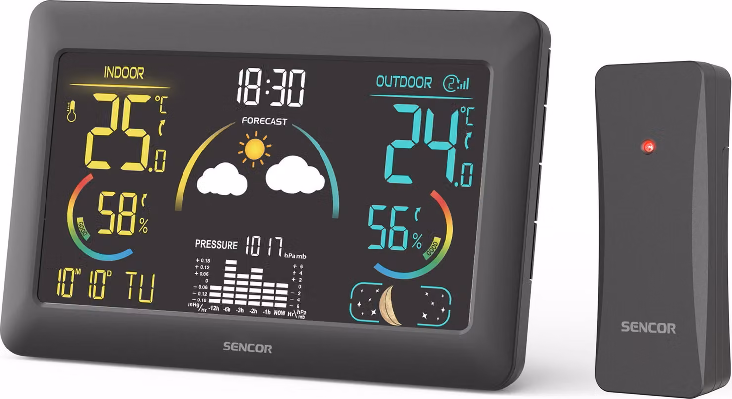 Stazione meteo SENCOR SWS 4900 con sensore wireless
