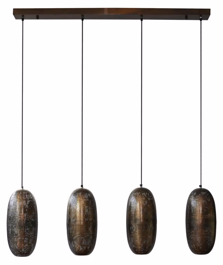 Lampada da soffitto FURNLUX Cosmic Bronze 125 cm / Colore principale: marrone / Dimensioni: 125 x 150 x 18 cm